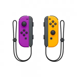 MANDO NINTENDO SWITCH JOY-CON (L/R)  MORADO NEON/ANARANJADO NEON