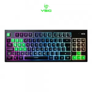 TECLADO VSG PULSAR RGB 14 TECLAS VERDES ADICIONAL MEMBRANA