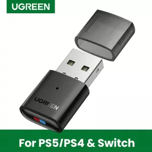 ADAPTADOR BLUETOOTH UGREEN 5.0 PARA PLAYSTATION & NINTENDO