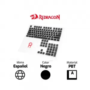 KEYCAPS REDRAGON SCARAB PUDDING | ESPAÑOL | NEGRO