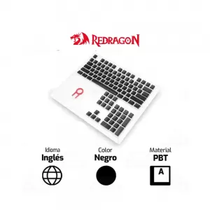 KEYCAPS REDRAGON SCARAB PUDDING | INGLÉS | NEGRO