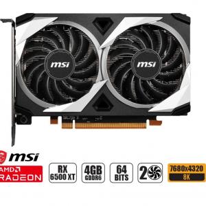 TARJETA DE VIDEO MSI RX6500XT OC 4GB GDDR6 RADEON MECH 2X 64BITS 