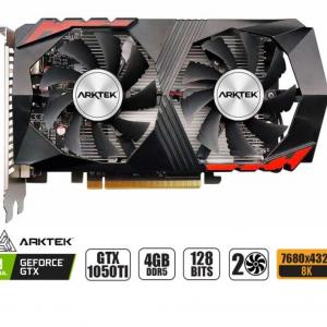 TARJETA DE VIDEO ARKTEK GTX 1050 TI 4GB DDR5 NVIDIA FUSION 128 BITS 