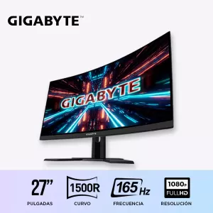 MONITOR GIGABYTE GAMING G27FC-A 27″ 165HZ, 1ms, FULLHD, VA,CURVO, HDM – DP