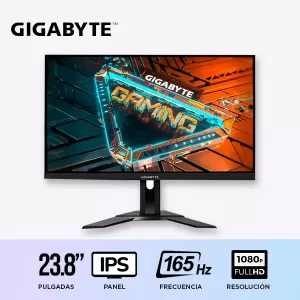 MONITOR GAMER GIGABYTE 23.8″ G24F2 2 US FULLHD IPS 165Hz OC180Hz PLANO